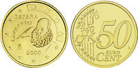 Spanien 50 Cent 2000 Spanien bankfrisch 2,50 EUR prix TTC + 9,90 EUR frais d'envoi