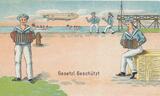 Kleines Konvolut Schifffahrt um 1920/41 Werbeblatt, Brief, Eintrittskarte