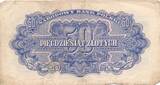 Polen 50 Złotych Zloty 1944 Geldschein Serie Az OBOWIĄZKOWE TTB-, kleine Einrisse