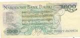 Polen 5000 Zloty 1982 Banknote SPL