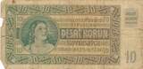 Slowakei Slovakei 10 Korun 1939 Banknote V, TB, Risse. Belegstück