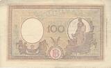 Italien 100 Lire 1943 Banknote IV, TB. Riss