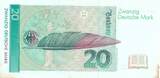 Deutschland BRD 20 DM Deutsche Mark 1991 Standardnote, Serie DS/Y TTB+
