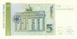 Deutschland BRD 5 DM Deutsche Mark 1991 Standardnote, Serie A/S SPL
