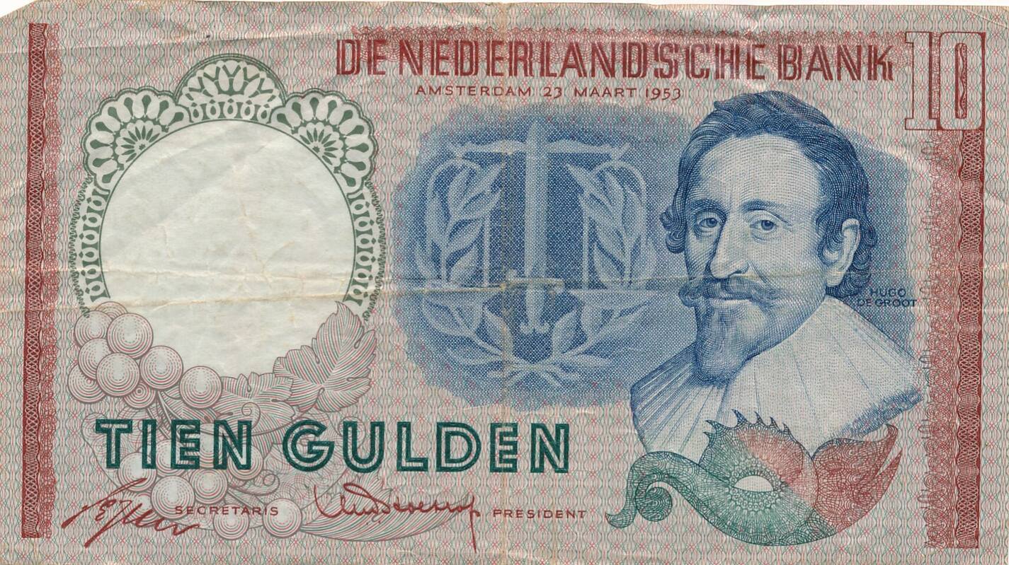 Niederlande 10 Gulden 1953 Tien Gulden TTB MA Shops