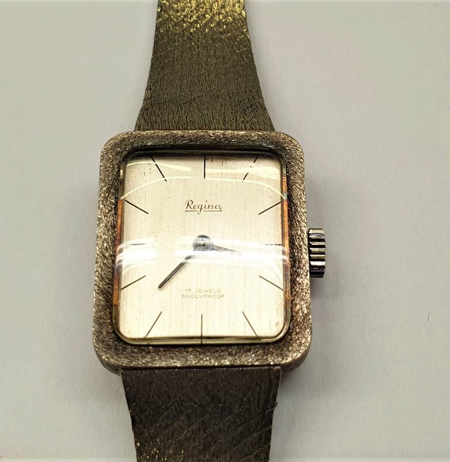 Silberuhr 835er Silber Uhr Regina 17 Jewels Handaufzug Damenuhr