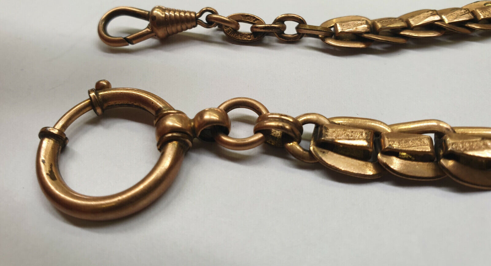 Antike Taschenuhr Uhr Uhrenkette Kette Echt Double charnier