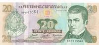 Honduras 20 Lempiras Geldschein Banknote -