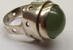   Ausgefallener Silber Ring mit gr&uuml;nem Stein Silberring Damenring  38,00 EUR  + 6,00 EUR frais d'envoi