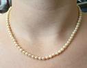14K 585er Gold Verschluss Akoya Perlencollier Perlenkette Perle Kette -