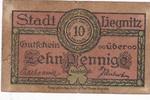 Liegnitz 10 Pfennig 1920 Ein Notgeldschein aus Liegnitz V 2,00 EUR prix TTC + 6,00 EUR frais d'envoi