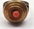 Antiker Korallenring 8K 333er Gold Ring mit Koralle Korallenschmuck -
