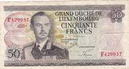 Luxemburg 50 Francs Geldschein Banknote Luxembourg -