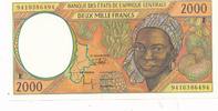 Zentralafrika Staaten 2000 Francs Geldschein Banknote États d'Afrique centrale Deux Mille Francs Gabon -