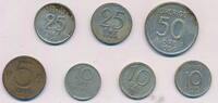 Schweden 5 10 25 50 Öre Lot 6 Münzen Gustav VI. Adolf (1950-1973) -