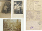 Deutschland Alte original Privat Fotos I. WK als Feldpost versendet um 1915 -