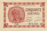 Paris 50 Centimes Chambre de Commerce, Billet -