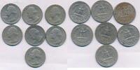 USA 7x Quarter Dollar 7x Münzen Lot -