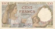 Frankreich 100 Francs Geldschein Banknote -