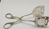 Silberbesteck Antik Antikes Besteck Hildesheimer Rose Gebäckzange 800er Silber L: 15,5 cm -