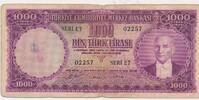 Türkei 1000 Lira 1953 (ND) Bin Türk lirasi Türkiye Cumhuriyeti Kemal Ata... 298,00 EUR prix TTC + 10,00 EUR frais d'envoi