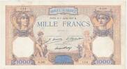 Frankreich 1000 Francs Banknote Geldschein Francs Mille Banque De France -