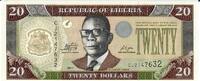Liberia 20 Dollars Banknote Geldschein -