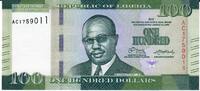 Liberia 100 Dollars Banknote Geldschein -
