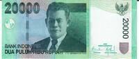 Indonesien 20000 Rupiah Banknote Geldschein -