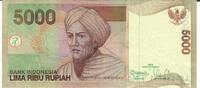 Indonesien 5000 Rupiah Banknote Geldschein -
