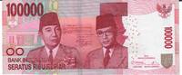 Indonesien 100000 Rupiah Banknote Geldschein -