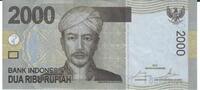 Indonesien 2000 Rupiah Banknote Geldschein -