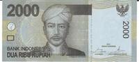 Indonesien 2000 Rupiah Banknote Geldschein -