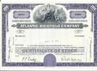 USA 100 Shares Atlantic Richfield Company 1967, Aktie Wertpapier -