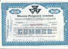 Kanada 49 Shares Massey-Ferguson Limited 1965, Aktie Wertpapier -