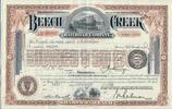 USA 10 Shares Beech Creek Railroad Company 1966, Aktie Wertpapier -