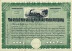 USA 20 Shares The United New Jersey Railroad and Canal Company 1926, Aktie Wertpapie -