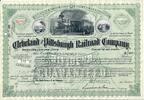 USA 10 Shares Cleveland and Pittsburgh Railroad Company 1956, Aktie Wertpapier -