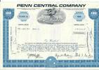 USA 100 Shares Penn Central Company 1969, Aktie Wertpapier -