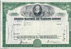 USA 10 Shares American Telephone and Telegraph Company 1964, Aktie Wertpapier -