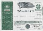 USA 2 Shares Vornado, Inc. 1971, Aktie Wertpapier -