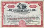 USA 5 Shares National Tea Co. 1932, Aktie Wertpapier -