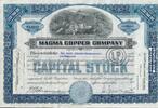 USA 10 Shares Magma Copper Company 1926, Aktie Wertpapier -
