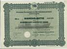 Deutschland 100 DM Cranzer Fischdampfer Aktiengesellschaft 1950, Aktie Wertpapier -