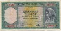 Griechendland 1000 Drachmai 1939 Geldschein Banknote III- 6,00 EUR prix TTC + 6,00 EUR frais d'envoi