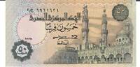 Ägypten 50 Piastres o.D.(1981-1983) Banknote Geldschein unc 8,00 EUR prix TTC + 6,00 EUR frais d'envoi
