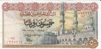 Ägypten 50 Piastres o.D. (1978) Banknote Geldschein II 8,00 EUR prix TTC + 6,00 EUR frais d'envoi