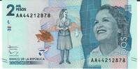 Kolumbien 2 Pesos Banknote Geldschein -
