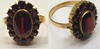  Goldring Granatschmuck Granatring 333er Gold Goldring Ring mit Granat 8... 245,00 EUR prix TTC + 6,00 EUR frais d'envoi