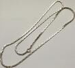 Silberkette 835 Lange Silber Kette 835er Silbercollier Collier -